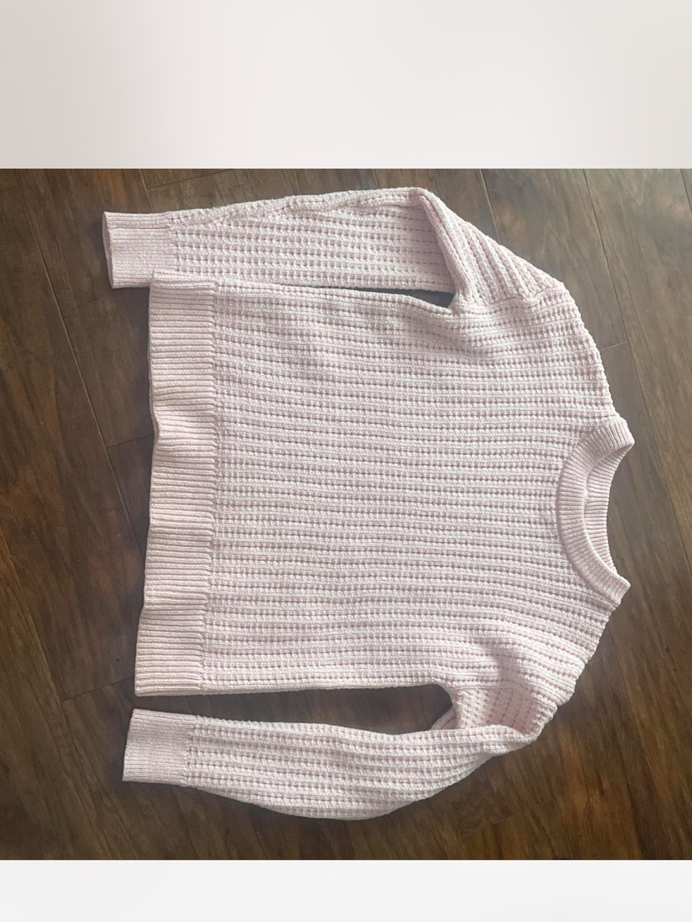 Pink sweater